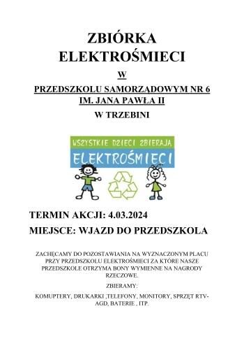 ZBIÓRKA ELEKTROŚMIECI