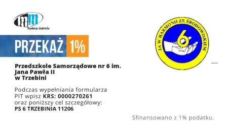 PRZEKAŻ NAM SWÓJ  1,5%