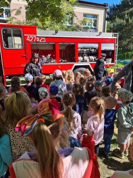 Wizyta strażaków z Ochotniczej Straży Pożarnej w Sierszy