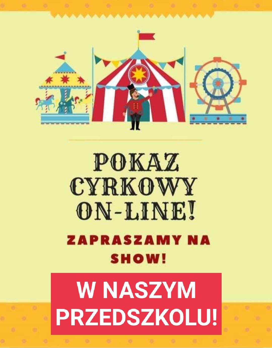 Pokaz cyrkowy w naszym przedszkolu! zdjęcia