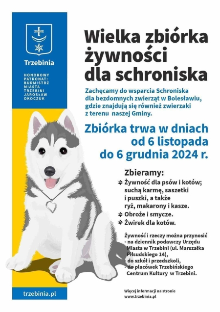 Pszczółki pomagają! - zbiórka darów dla schroniska