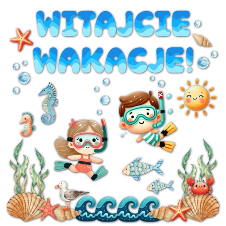 PRZYGODA Z MORZEM- WITAMY WAKACJE !