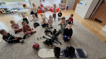 Zimowe przygody naszych przedszkolaków