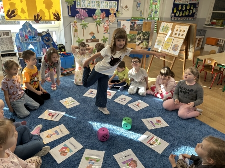 OGÓLNOPOLSKI PROJEKT EDUKACYJNY ,,NA TROPIE ZDROWEGO ODŻYWIANIA CZĘŚĆ II'' W GRUPIE V