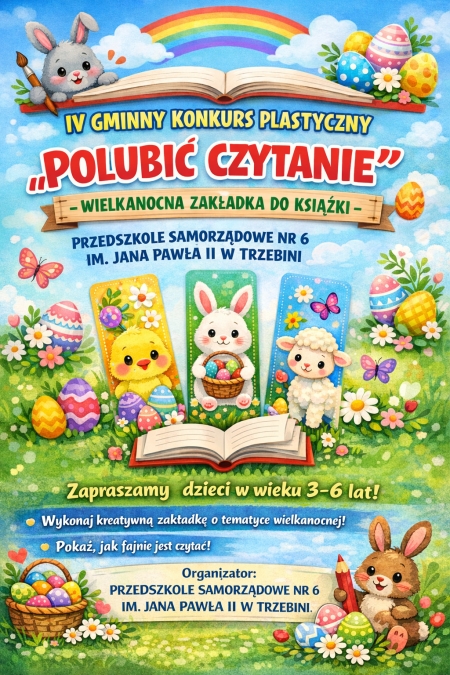 IV Gminny Konkurs Plastyczny ''Polubić Czytanie !''