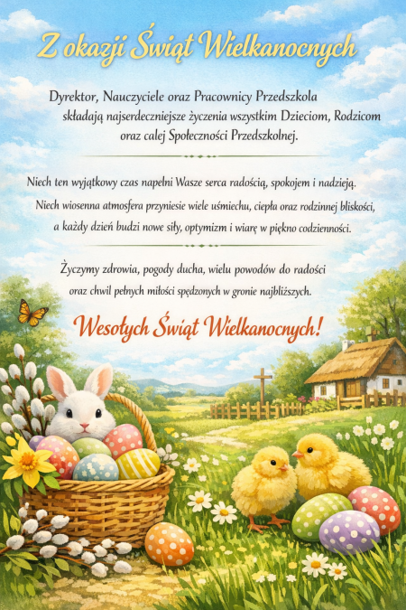 ŻYCZENIA WIELKANOCNE