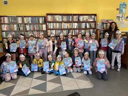 Wizyta w Bibliotece w Gaju