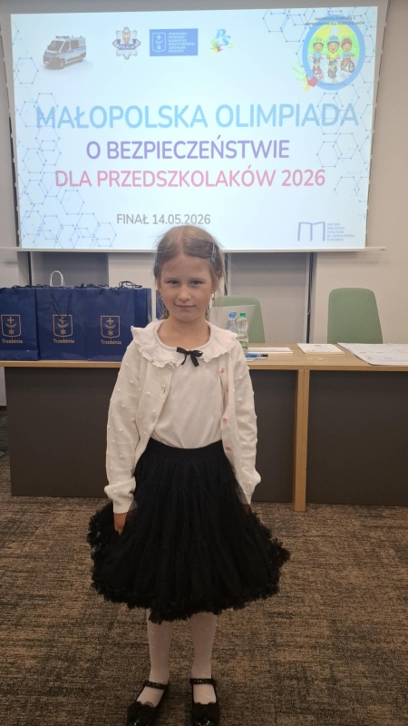 OLIMPIADA O BEZPIECZEŃSTWIE DLA PRZEDSZKOLAKÓW.