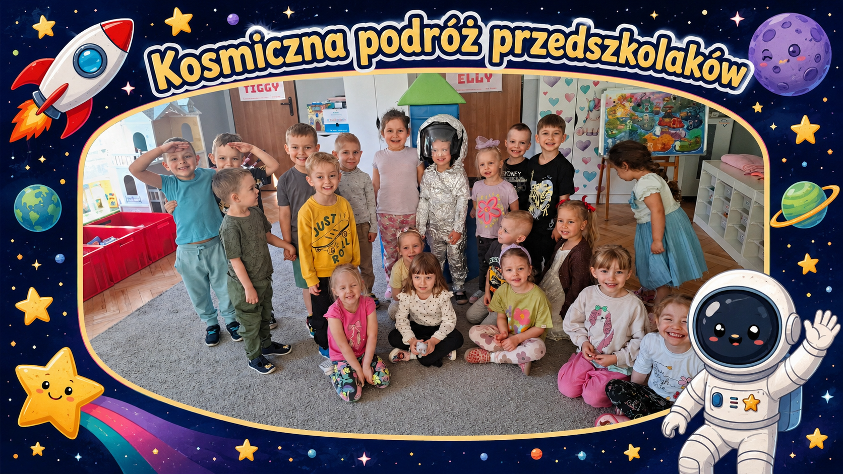 Kosmiczna podróż naszych przedszkolaków