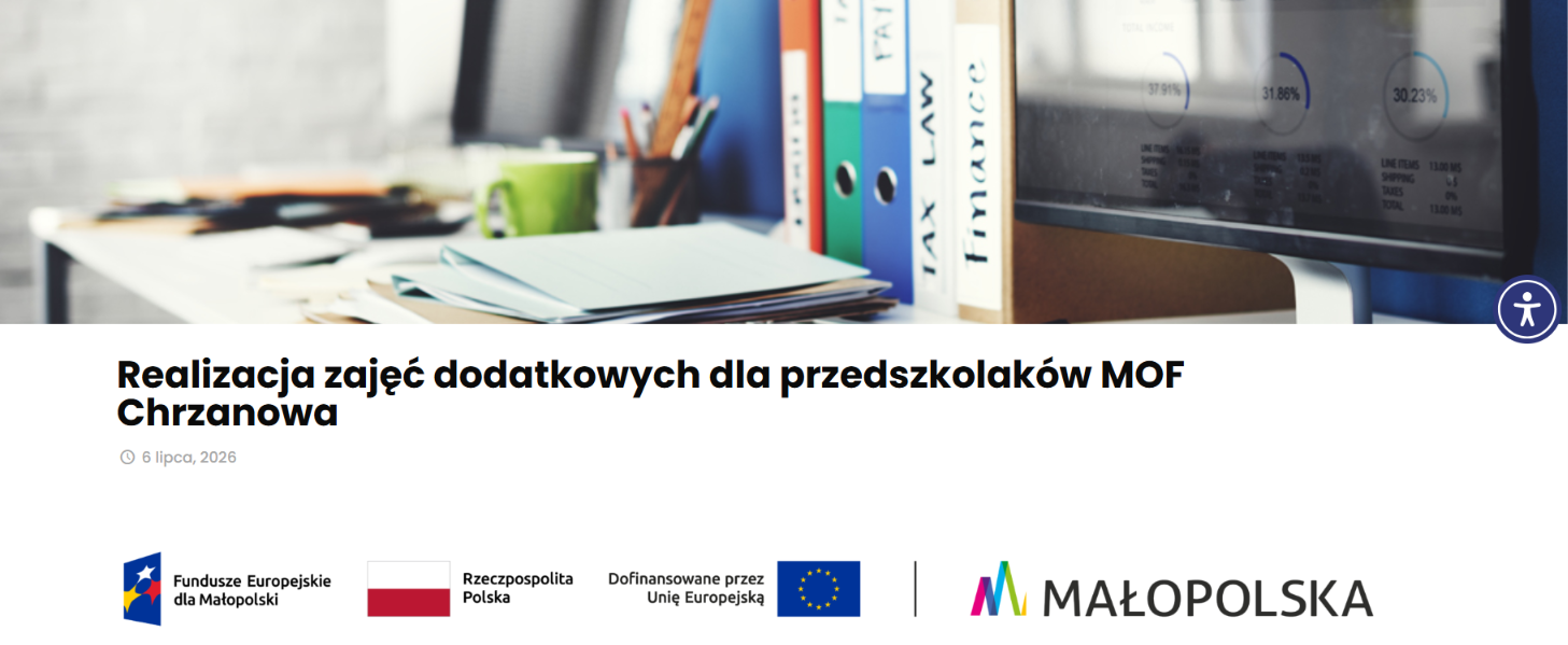 6.29-Rekrutacja-Realizacja zajęć dodatkowych dla przedszkolaków MOF Chrzanowa