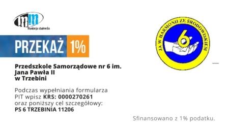 PRZEKAŻ NAM SWÓJ 1 %