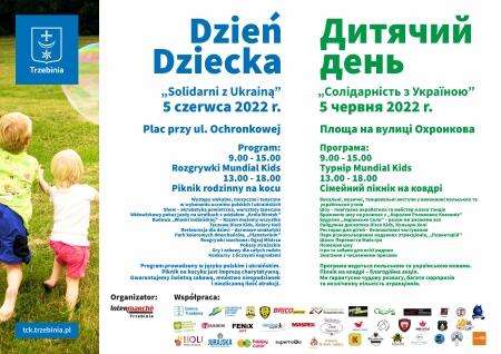 DZIEŃ DZIECKA - ''Solidarni z Ukrainą'' 5.06.2022