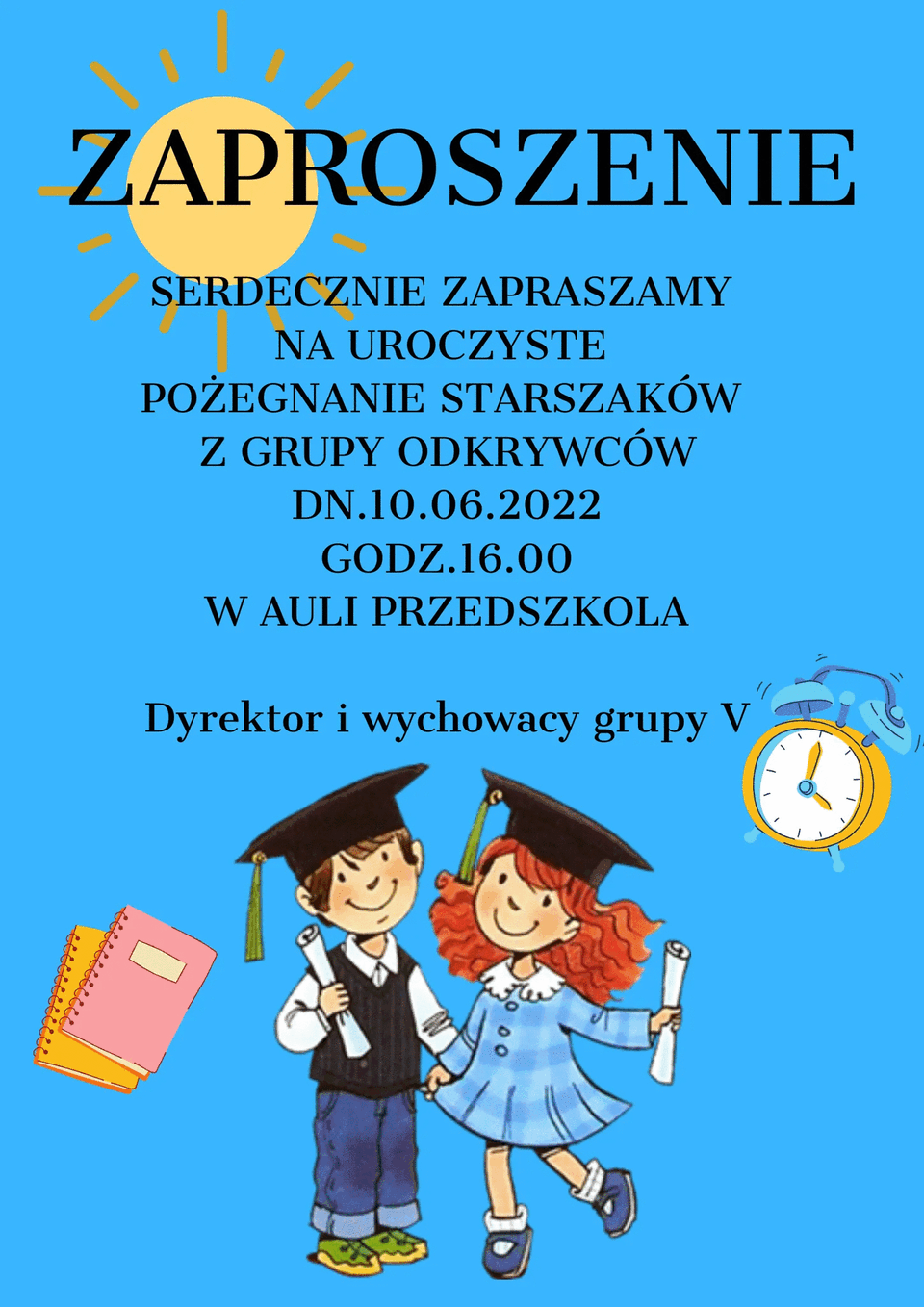 GRUPA ODKRYWCÓW SERDECZNIE ZAPRASZA NA UROCZYSTE ZAKOŃCZENIE ROKU SZKOLNEGO 2021...